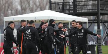 Entrenamiento de la Selección Argentina