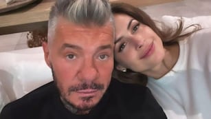 Marcelo Tinelli y Milett Figueroa.