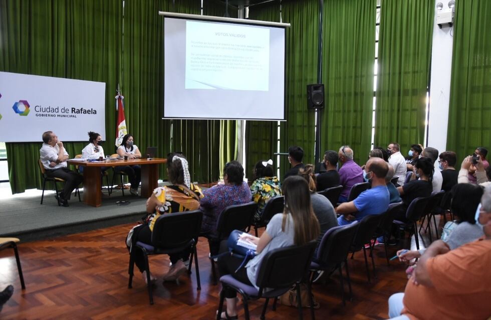 Capacitación para participantes de las elecciones vecinales