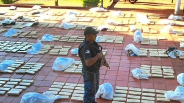 Puerto Piray: incautan una impresionante cantidad de marihuana.