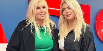 Susana Giménez y Wanda Nara, juntas en París