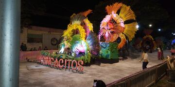 Con alegría y música transcurrió la primera noche de carnaval en Concepción de la Sierra.