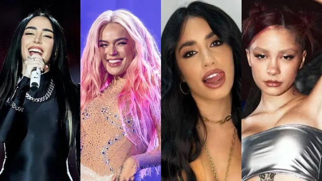 Así fue la divertida noche entre Karol G, Nicki Nicole, Lali Espósito y Taichu
