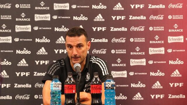 Lionel Scaloni, D.T. de la Selección Argentina de fútbol