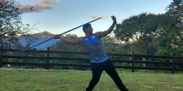 Oscar Irades, el atleta de Morillo.