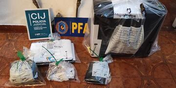 Parte del material secuestrado durante el megaoperativo. Foto: Ministerio Público Fiscal CABA