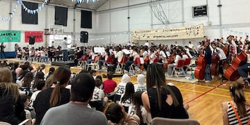 Se realizó en Gonzales Chaves el XIV Encuentro Regional de Orquestas Bonaerenses