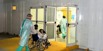 El Hospital Modular de Resistencia concentra al mayor número de internados moderados y graves de la provincia.