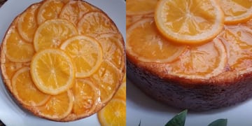 Torta invertida de naranja: una opción diferente para salir del clásico bizcochuelo
