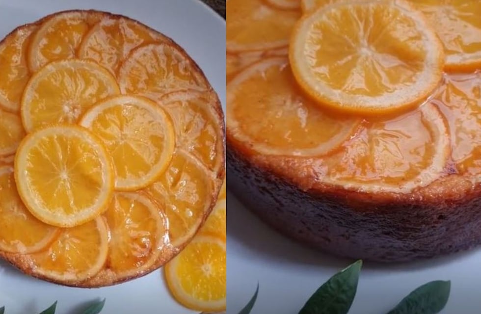 Torta invertida de naranja: una opción diferente para salir del clásico bizcochuelo
