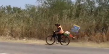 Beatriz Susana Villarruel, la salteña que peregrina todos los años para agradecer la salud de su hijo.