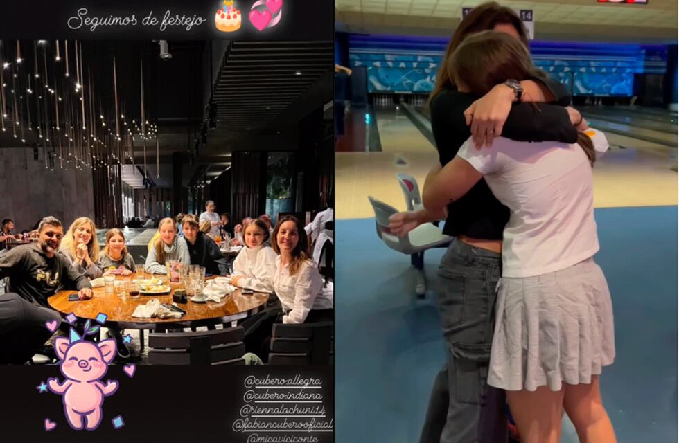 Sin Nicole Neumann: así fue el festejo de los 15 de Indiana con Fabián Cubero y Mica Viciconte