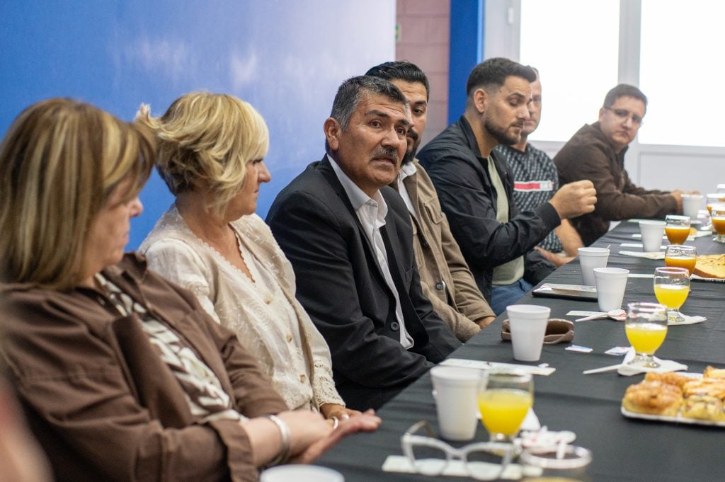 Benedetti junto referentes religiosos en el Día de las Iglesias Evangélicas y Protestantes