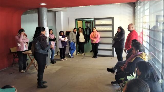 Dirigentes del SEOM Jujuy recorrieron dependencias municipales informando a sus afiliados sobre las protestas de la semana próxima.