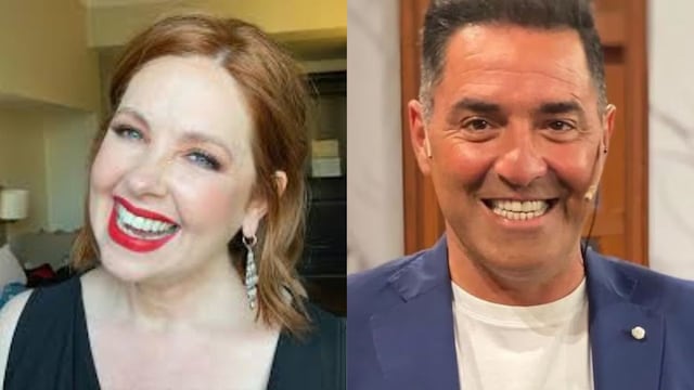 El picante cruce entre Andrea Del Boca y Mariano Iudica en Bake Off Famosos: “A besos”