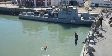 Aspirantes de la ESSA efectuaron ejercicios de acuatización