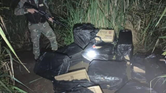 Eldorado: Prefectura Naval secuestró contrabando de cigarrillos.