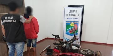Puerto Iguazú: lograron detener a un joven con extenso prontuario delictivo. Policía de Misiones