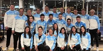 Delegación Argentina en los Juegos Iberoamericanos, Alicante, España.