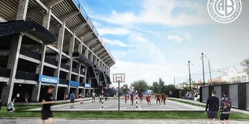 Será detrás de la tribuna Cuellar y contará con canchas de basquet, fútbol sala, reuniones sociales y para entrenamientos