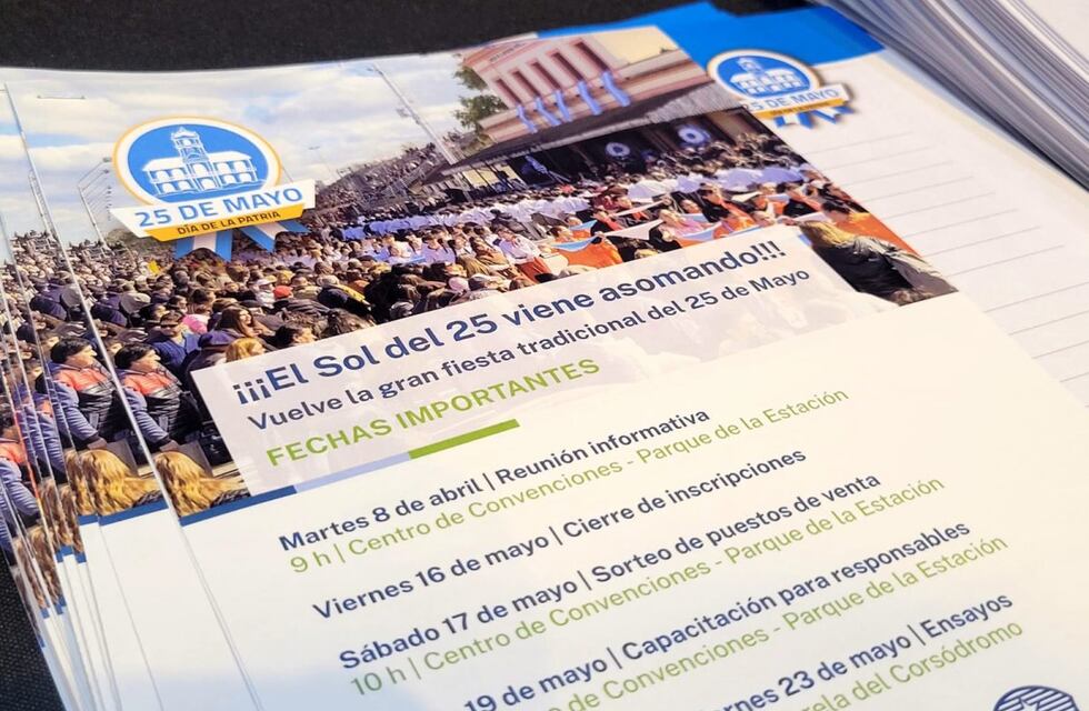 Fiesta del 25 de Mayo: definieron pautas ambientales y de seguridad para el evento