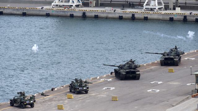 China bloqueó a Taiwán y empezó un ejercicio militar sin precedentes. / Foto: AP