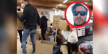 Un santiagueño en Alemania junta donaciones para refugiados ucranianos.