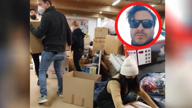 Un santiagueño en Alemania junta donaciones para refugiados ucranianos.