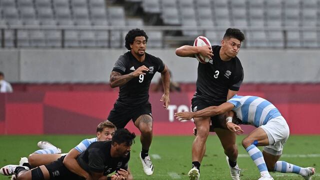 Los Pumas 7s perdieron contra Nueva Zelanda.