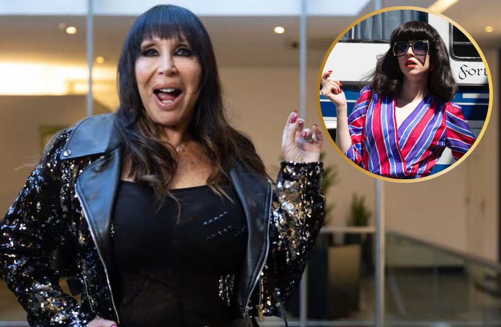 ¡Igualitas! Se filtraron las primeras fotos de Sofía Gala interpretando a Moria Casán en la nueva serie biopic de Netflix