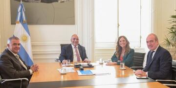 Jaldo comenzó con su agenda de trabajo en Buenos Aires