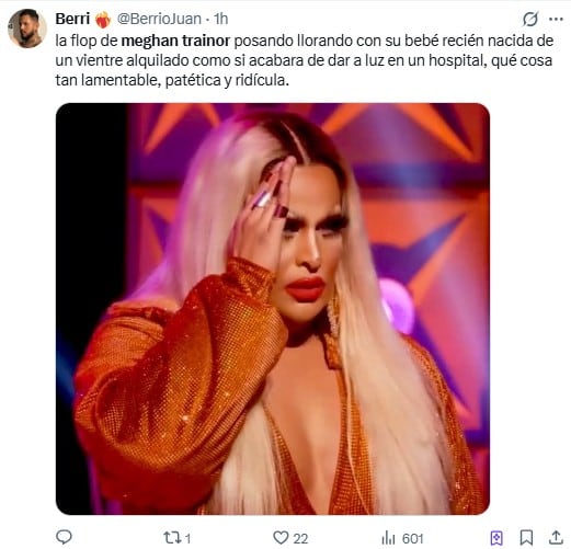 “Al estilo El Cuento de la Criada”: la foto de Meghan Trainor tras ser madre por vientre subrogado que despertó críticas feroces