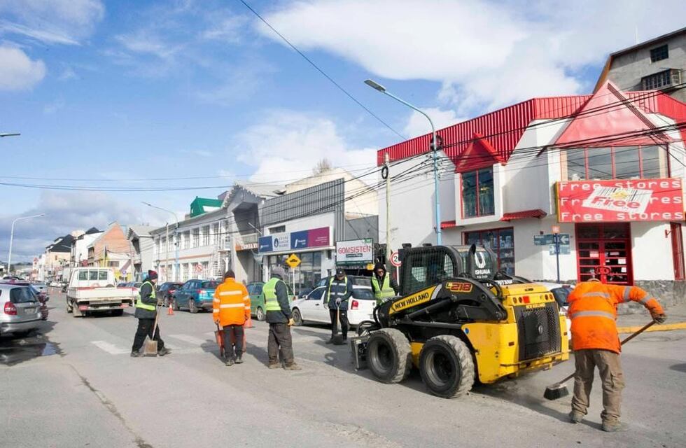 Ushuaia: terminaron la primera etapa de fresado de Avenida Maipú