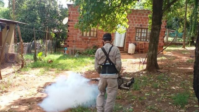 Realizaron operativos de fumigación contra la leishmaniasis en Puerto Iguazú.