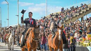 Acto del 25 de Mayo en Gualeguaychú. Foto de archivo 2024.