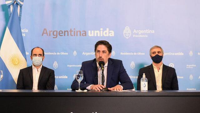 El ministro Nicolás Trotta, tras una reunión del Consejo Federal de Educcación. (Presidencia)