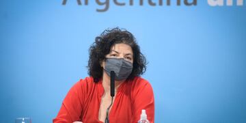 Carla Vizzotti, ministra de Salud de la Nación.