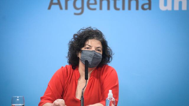 Carla Vizzotti, ministra de Salud de la Nación.