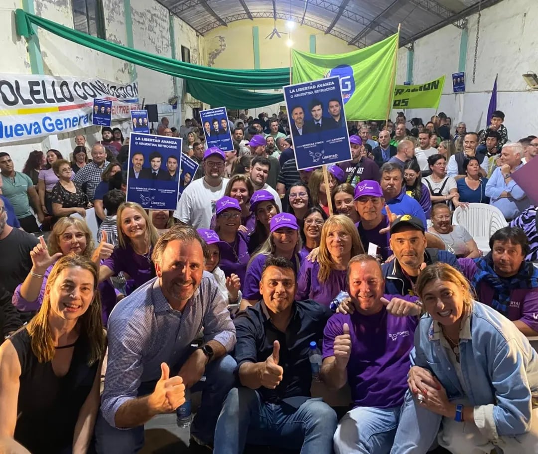 Frigerio acompañó el cierre de campaña de La Libertad Avanza en Gualeguaychú