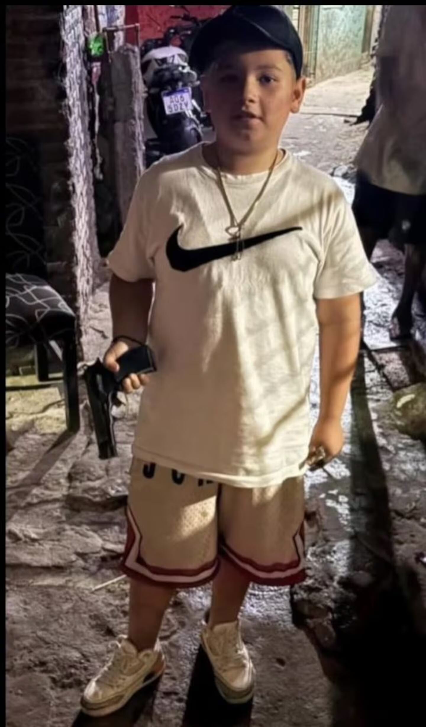 El menor de edad que falleció.