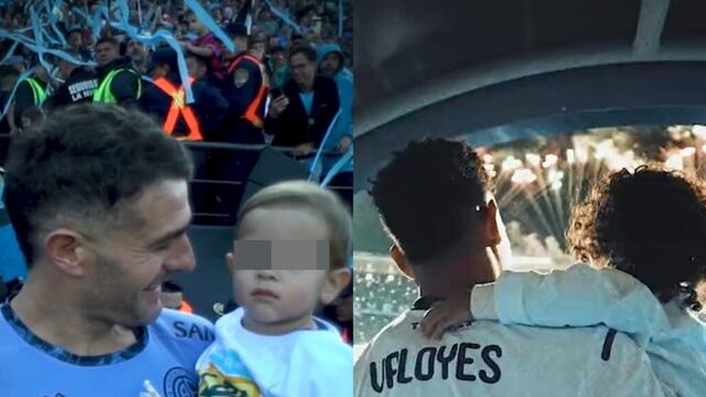 El emotivo posteo de Belgrano y de Talleres por el Día del Padre. (Captura)