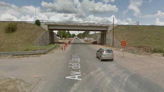 Imagen de Google Maps del cruce de avenida Japón y variante Juárez Celman.