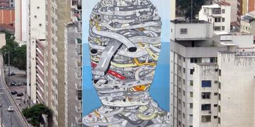 El mural realizado en San Pablo es uno de los favoritos de TEC.