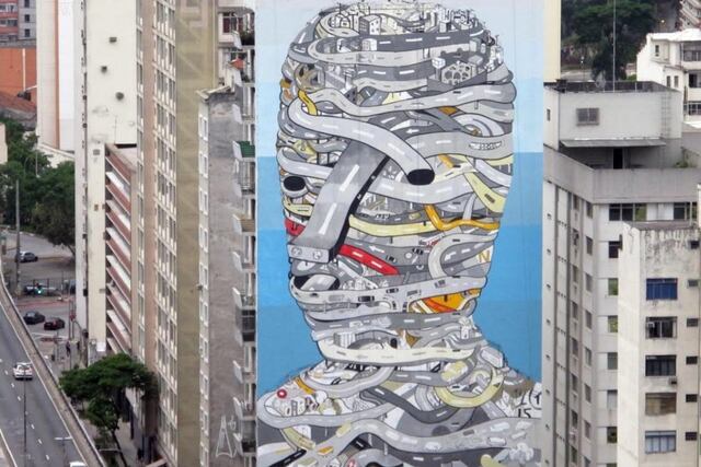 El mural realizado en San Pablo es uno de los favoritos de TEC.