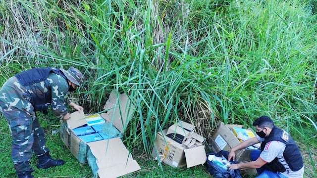 Golpe al contrabando en Puerto Libertad: Prefectura Naval Argentina decomisó un cargamento de elementos electrónicos / Foto: PNA