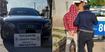 El joven iba a bordo de un Audi A5.