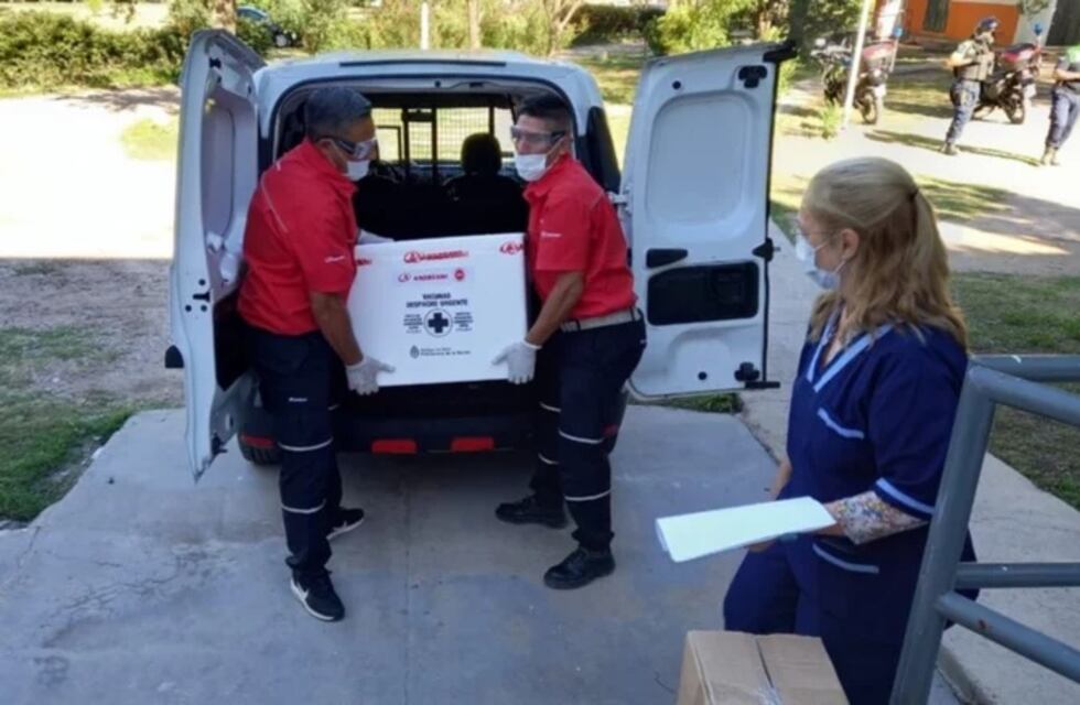 Distribuyen 2.700 dosis de vacunas en el interior de San Luis