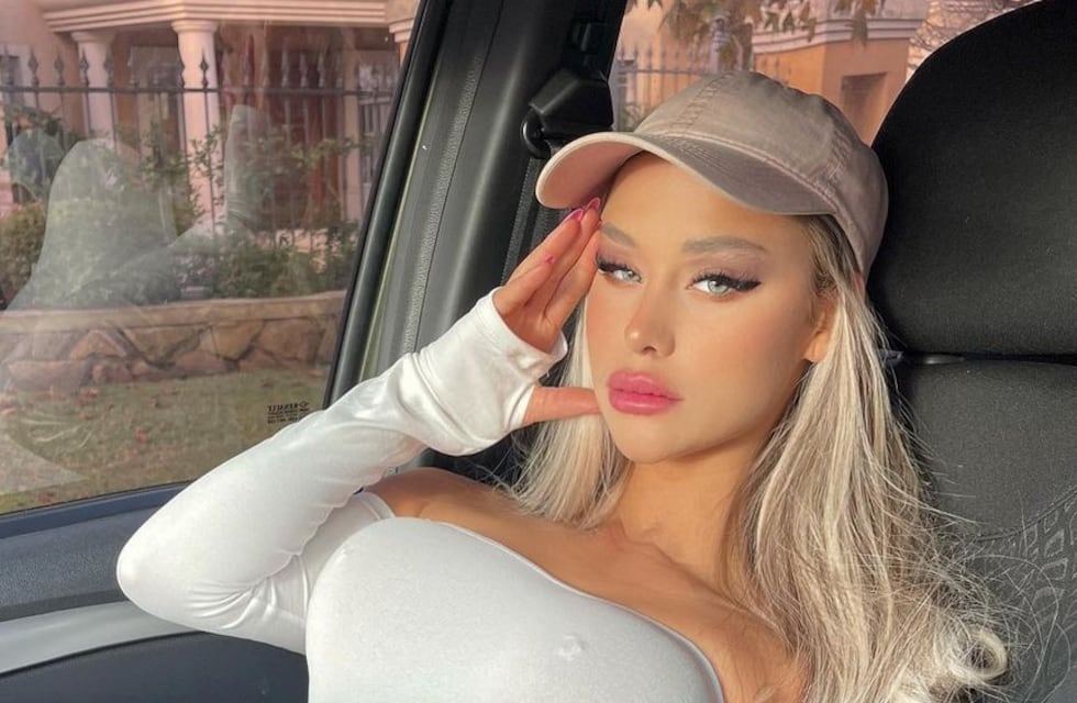 Agustina Añon se cambió el look y sorprendió en Instagram con un conjunto de lencería negra