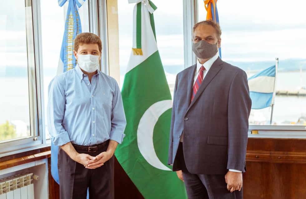 Gustavo Melella recibió al embajador de Pakistán