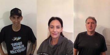 Los deportistas invitaron a la comunidad